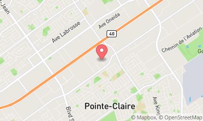 map, Couvertures West-Island - West Island Roofing