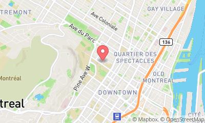 map, Vitres Royal - Lavages de Vitres / Window Cleaning Montreal