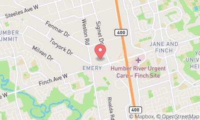 map, Empire Paving Ltd