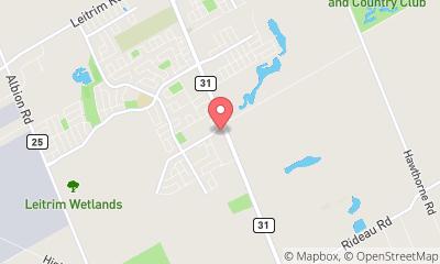 map, Hunt Club East & Findlay Creek Snow Removal & Lawn Care