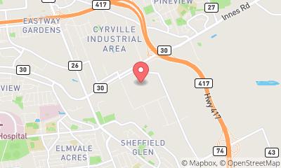 map, ADI Global Distribution - Ottawa