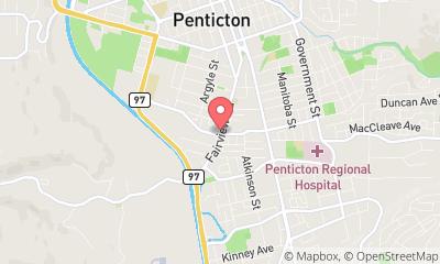 map, Nufloors - Penticton