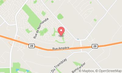 map, APB Maçonnerie Inc. Montréal