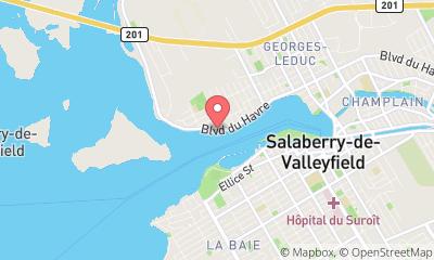 map, Maconnerie Rochefort Inc